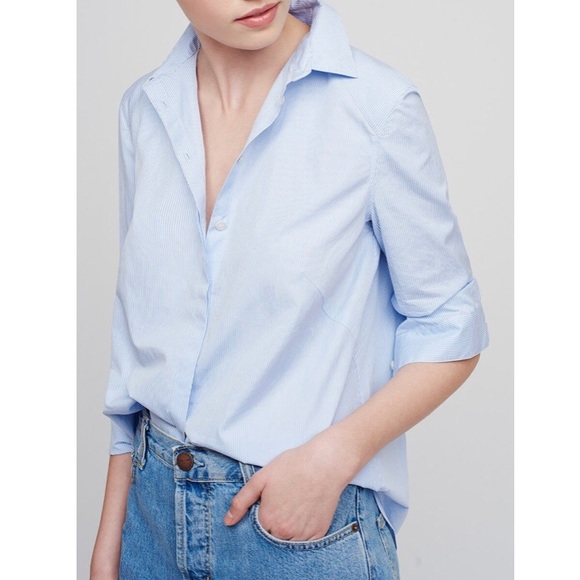 Cuyana Tops - NWOT Cuyana Poplin Pleat-Back Shirt